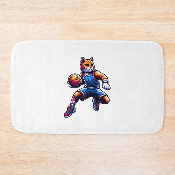 Item preview, Feline Basketball Player designed and sold by RetroPop23.