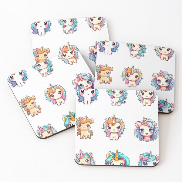 Item preview, Rainbow Unicorn Sticker Sheet designed and sold by socialarmour.