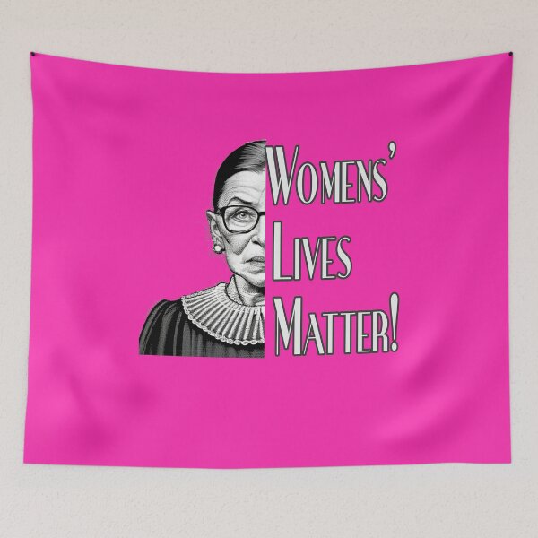 Item preview, WOMENS' LIVES MATTER with RBG designed and sold by LoveAndDefiance.
