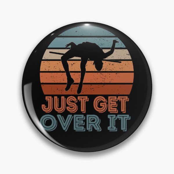 Item preview, Just Get Over It Pole Vault Retro Sunset Pole Vault Gear designed and sold by DynamicDesign.