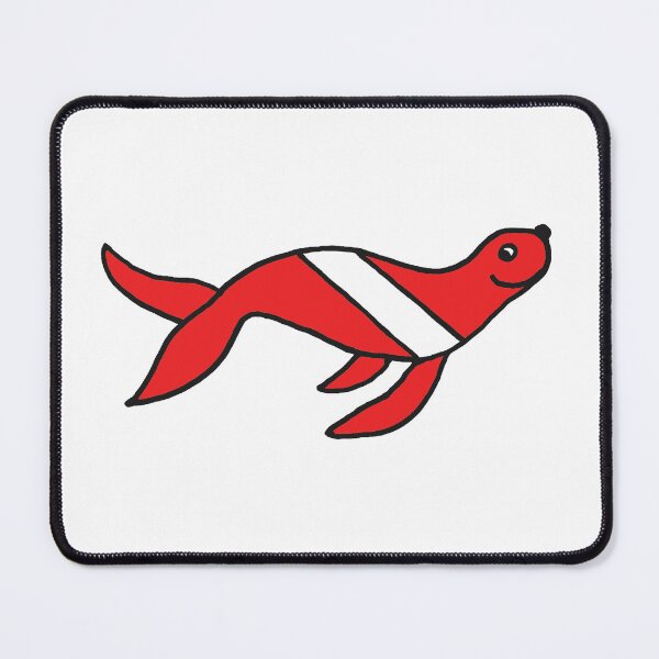 Item preview, Dive Flag Sea Lion designed and sold by ArtisticUplift.