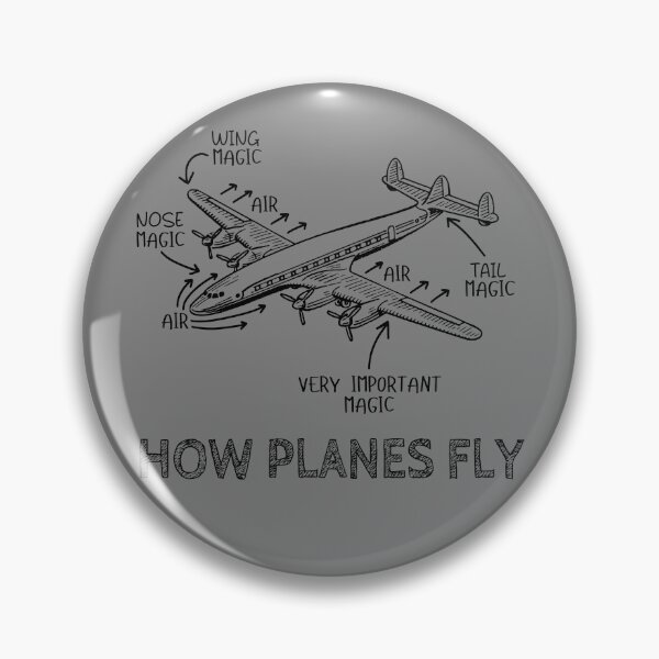 Item preview, How Planes Fly Funny Airplane Magic Aircraft Show Airplane Gear designed and sold by DynamicDesign.