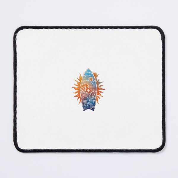 Item preview, Blue surfboard design designed and sold by Art Aesthetic.