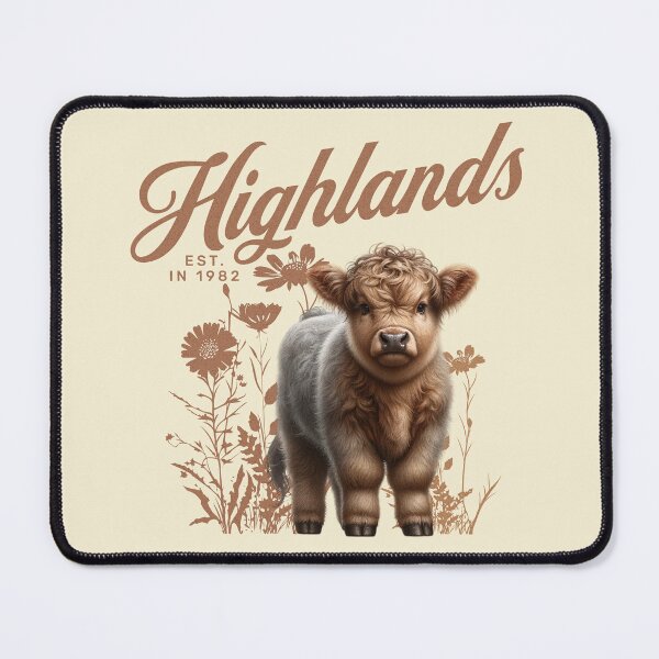 Item preview, Baby Highland Cow, Fuzzy Cows, Scotland Highland designed and sold by Mariana Piana.