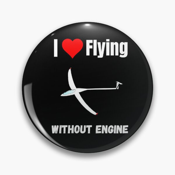 Item preview, I love flying without engine funny gliding quote sailplane lover designed and sold by Artstastic.
