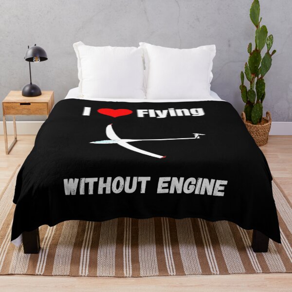 Item preview, I love flying without engine funny gliding quote sailplane lover designed and sold by Artstastic.