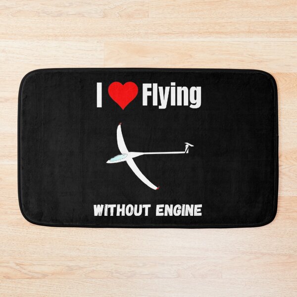 Item preview, I love flying without engine funny gliding quote sailplane lover designed and sold by Artstastic.