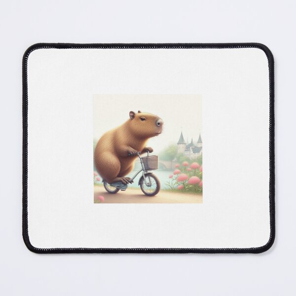 Item preview, Capybara's Bike Ride in Freiberg4 designed and sold by Capybara Art Lover.