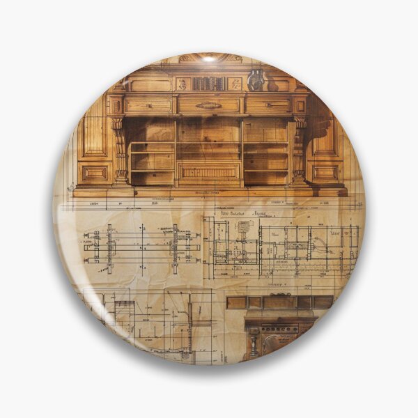 Item preview, Woodworker's Blueprint Art designed and sold by Obsidian Ink by Wilshire.