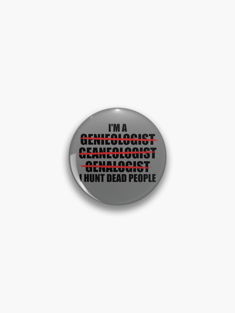 Thumbnail 1 von 3, Button, I'm A Genealogist Family Ancestry Lineage Funny Genealogy Gear designt und verkauft von DynamicDesign.