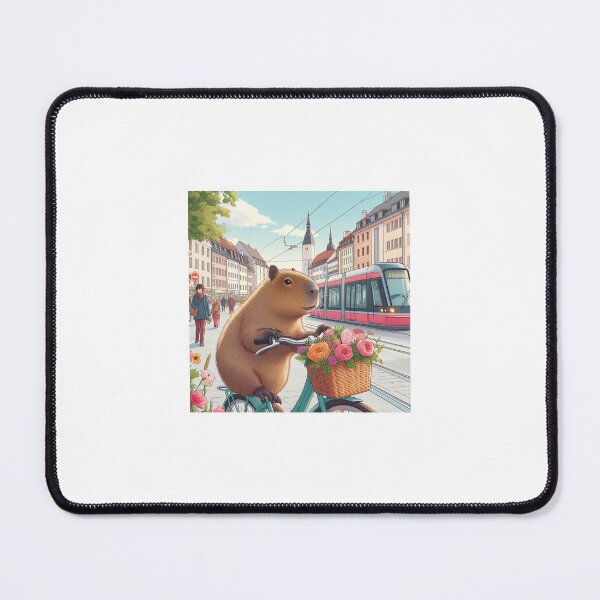 Item preview, Capybara's Bike Ride in Freiberg5 designed and sold by Capybara Art Lover.