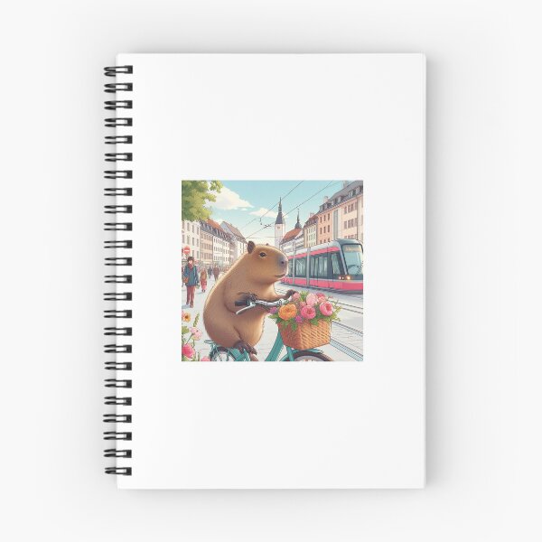Item preview, Capybara's Bike Ride in Freiberg5 designed and sold by Capybara Art Lover.