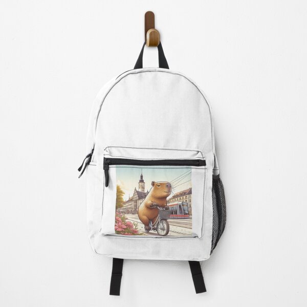 Item preview, Capybara's Bike Ride in Freiberg6 designed and sold by Capybara Art Lover.