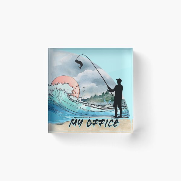 Item preview, Surf Fishing - Salt Water Office designed and sold by HausKatz.