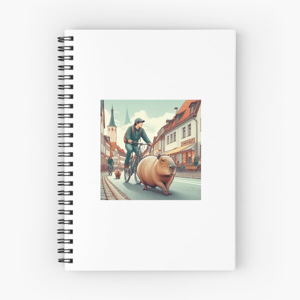 Item preview, Capybara's Bike Ride in Freiberg7 designed and sold by Capybara Art Lover.