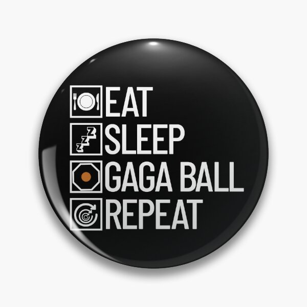 Artikelvorschau, Eat Sleep Gaga Ball Repeat Dodgeball Game Kids Gaga Ball Gear entworfen und verkauft von DynamicDesign.