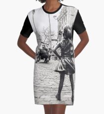 Vestido camiseta Fearless Girl & Bull NYC
