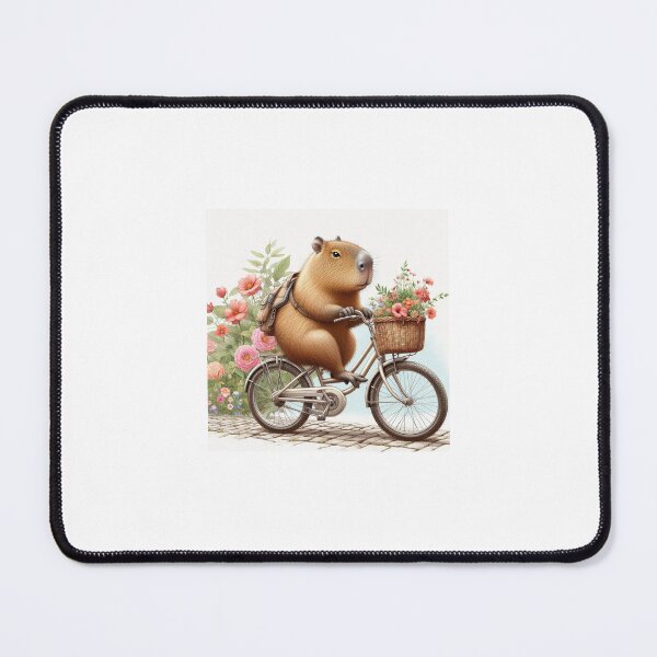 Item preview, Capybara's Bike Ride in Freiberg8 designed and sold by Capybara Art Lover.