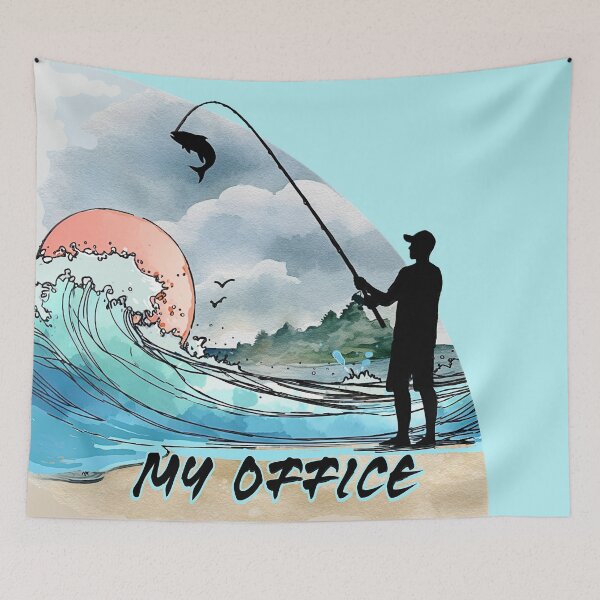 Item preview, Surf Fishing - Salt Water Office designed and sold by HausKatz.