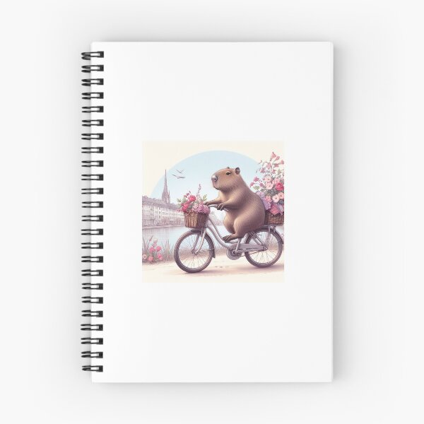 Item preview, Capybara's Bike Ride in Freiberg9 designed and sold by Capybara Art Lover.
