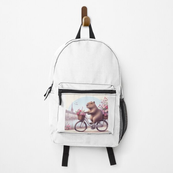 Item preview, Capybara's Bike Ride in Freiberg9 designed and sold by Capybara Art Lover.
