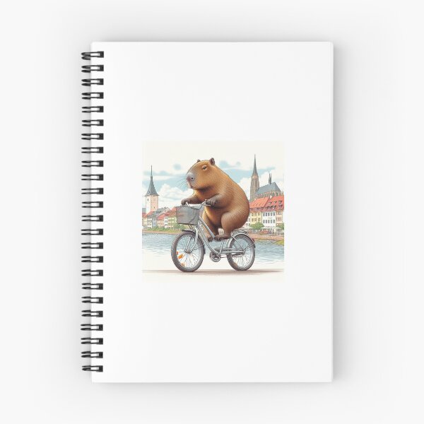 Item preview, Capybara's Bike Ride in Freiberg10 designed and sold by Capybara Art Lover.
