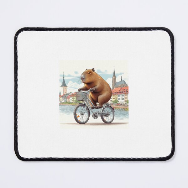 Item preview, Capybara's Bike Ride in Freiberg10 designed and sold by Capybara Art Lover.