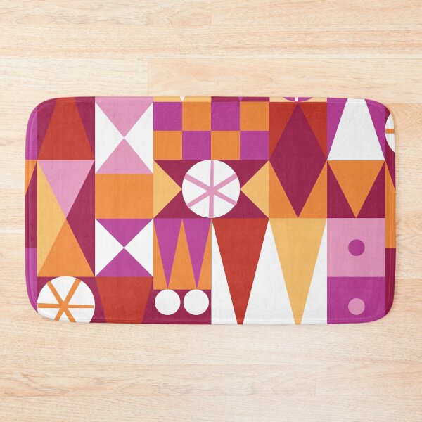 Item preview, Blary Mair Carpet - Lesbian Flag designed and sold by TheCleverCarny.