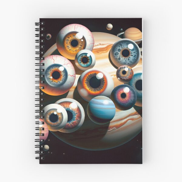 Item preview, "Gazing Planetary Spheres: Solar System Sightings" designed and sold by MindVibe.