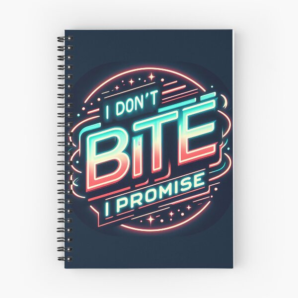 Item preview, I Don't Bite, typography, retro designed and sold by maxmaj.