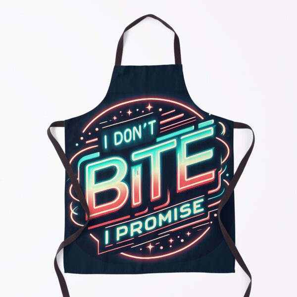 Item preview, I Don't Bite, typography, retro designed and sold by maxmaj.