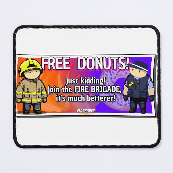 Item preview, FREE DONUTS! designed and sold by Flashover.