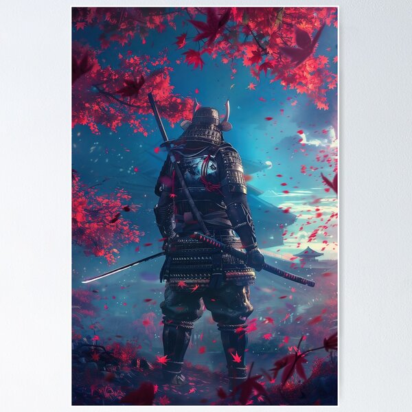 Item preview, Realm of the Sakura Moon: Samurai's Journey Through the Fantasy Forest designed and sold by Mullet Monkey.