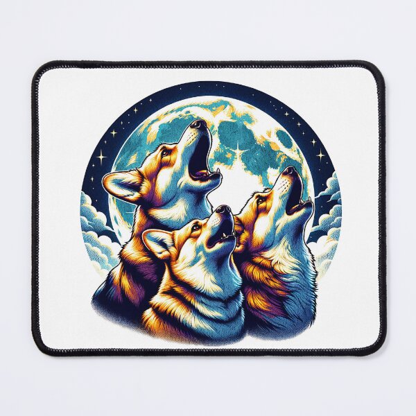 Item preview, Corgis Howling To The Moon designed and sold by TheAnimalZ00.