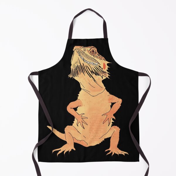 Item preview, Orange Beardie - Little Bearded Dragon Ink Art designed and sold by HausKatz.