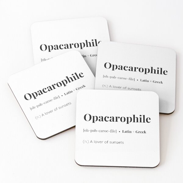 Item preview, Opacarophile Latin and Greek word meaning designed and sold by SimplyMots.