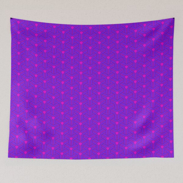 Aperçu de l'œuvre Motif tri-tissage violet créée et vendue par BoshJeckArt2.