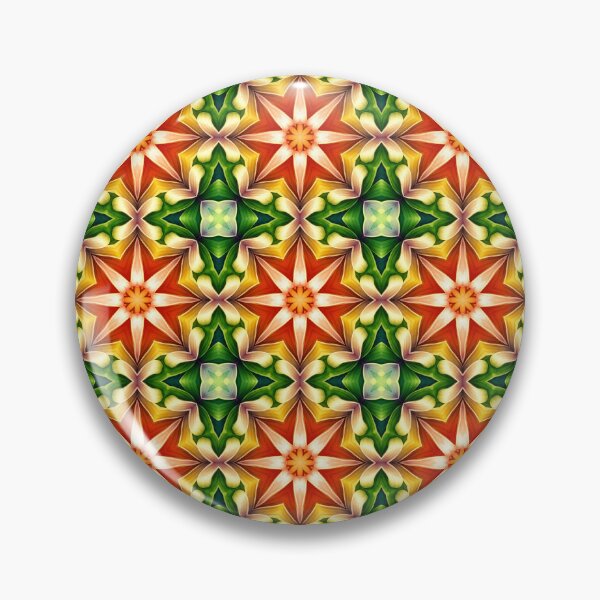 Item preview, Red, yellow and green star seamless pattern designed and sold by Fantacaroo Designs.