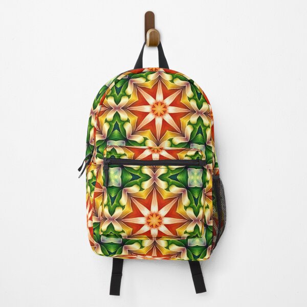 Item preview, Red, yellow and green star seamless pattern designed and sold by Fantacaroo Designs.