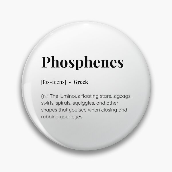 Item preview, Phosphenes Greek word meaning designed and sold by SimplyMots.