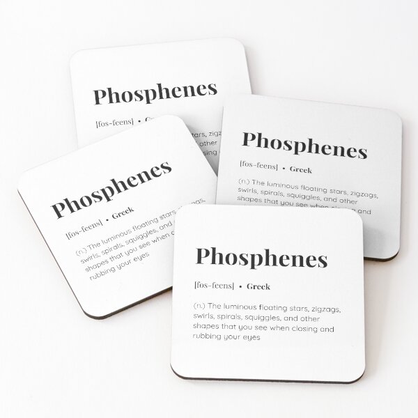Item preview, Phosphenes Greek word meaning designed and sold by SimplyMots.