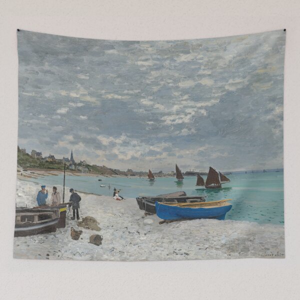 Aperçu de l'œuvre Claude Monet - La plage de Sainte-Adresse créée et vendue par Felipe Hora.