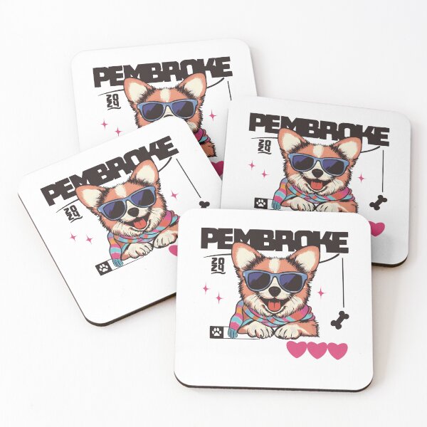 Item preview, Cute Corgi With Glasses designed and sold by EzekRenne.