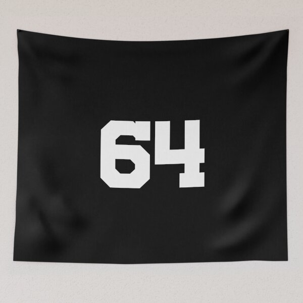 Item preview, 64, sixty-four, white, University designed and sold by Numbers-Art.