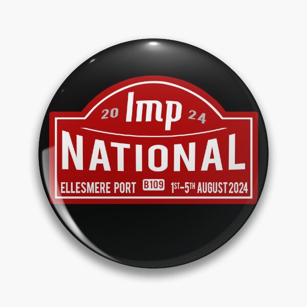Item preview, Imp Club National Rally Plate 2024  designed and sold by granimatedesign.