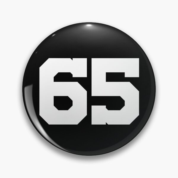 Item preview, 65, sixty-five, white, University designed and sold by Numbers-Art.