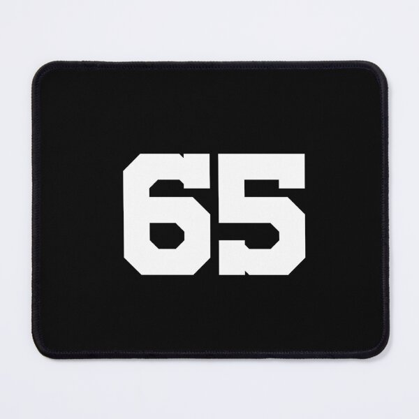 Item preview, 65, sixty-five, white, University designed and sold by Numbers-Art.