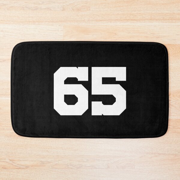 Item preview, 65, sixty-five, white, University designed and sold by Numbers-Art.
