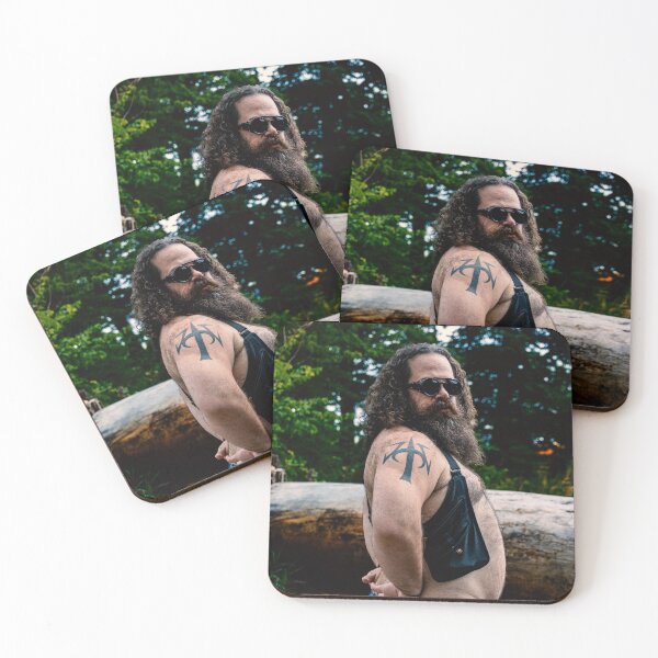 Item preview, Hombre barbudo con gafas designed and sold by Micah Kafka.