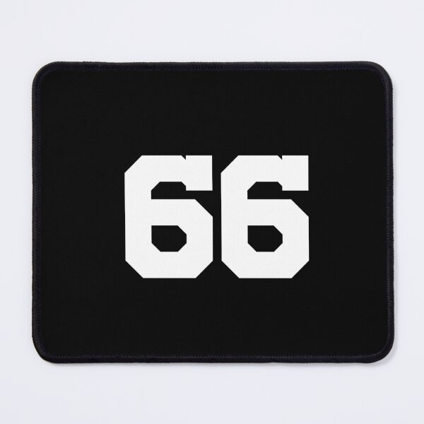 Item preview, 66, sixty-six, white, University designed and sold by Numbers-Art.